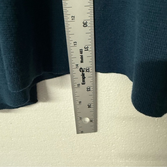 Lane Bryant Cardigan Women Plus Size 22/24 Blue Open Front Pocket Long Sleeve - Picture 6 of 7